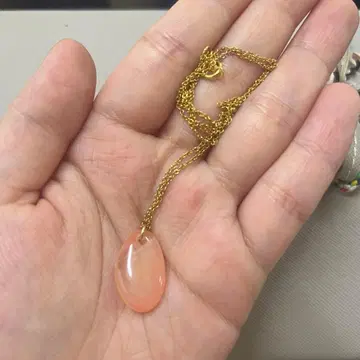 카마쿠라 리노 드롭스 펜던트 헤드 벚꽃 조개 금작목