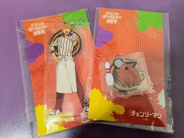 체인소 맨 레제 편 라운드 원 한정판 아크릴 키링 포치타&덴지