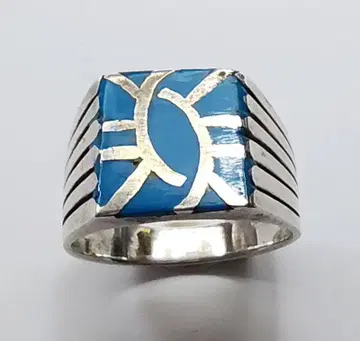 실버 은 남성용 반지