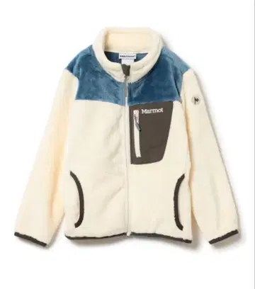 Marmot 플리스 자켓 150cm 아이보리/블루
