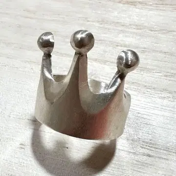 VERSANI 벨사니 빈티지 실버 반지 크라운