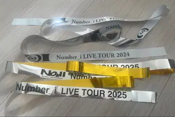 Number i LIVE TOUR 2024 2025 은색 테이프