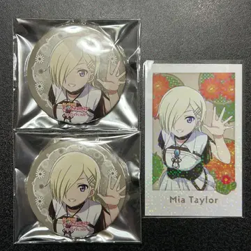 러브 라이브 미아 테일러 캔뱃지 홀로그램 카드