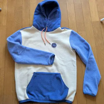 Quiksilver 플리스 후드티 파랑/화이트