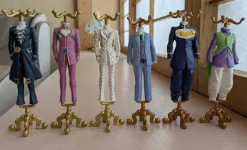 6종 컴플리트 세트 죠죠의 기묘한 모험 캡슐 토르소 마네킹