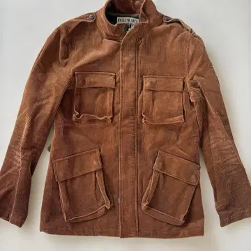 FEALMOR 코듀로이 바이시클 자켓 L 브라운