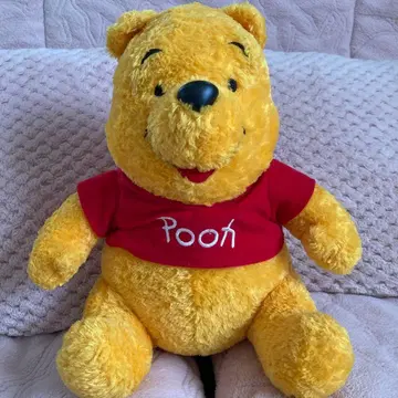 미사용에 가까운 곰돌이 푸 봉제 인형 빅 사이즈 약 27cm