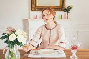 Maison de FLEUR canone 디너에 초대받는 원피스