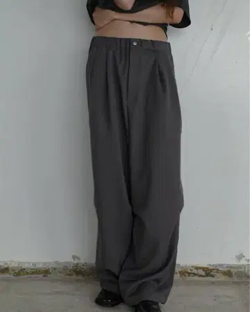 antwort drape tuck pants gray 3