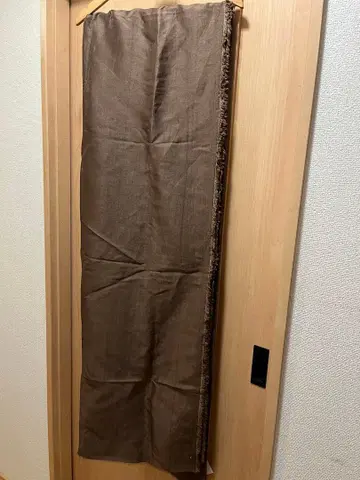 브라운 원단 폭 2.5m 린넨 나일론 소재