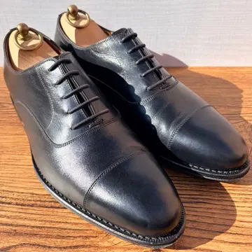 [컨디션 최상] 자란스리와야 스트레이트 팁 27cm 블랙 내피 가죽 신발