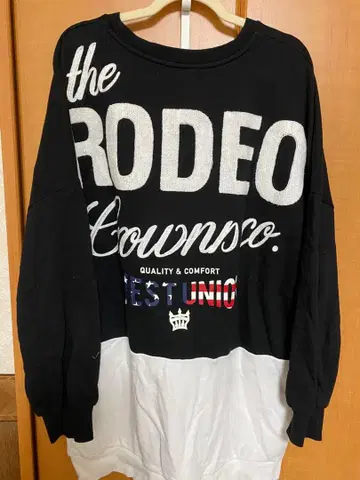 RODEOCROWNS 로데오 크라운 로고 자수 원피스 F