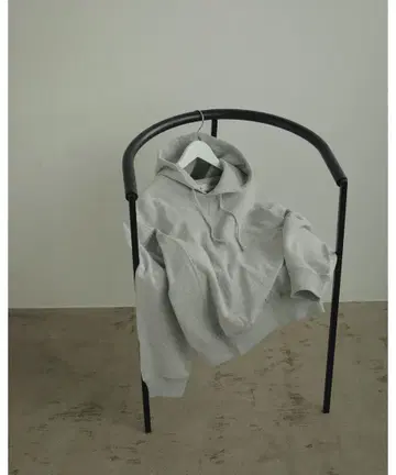 anuke / basic sweat parka [ 그레이 ]