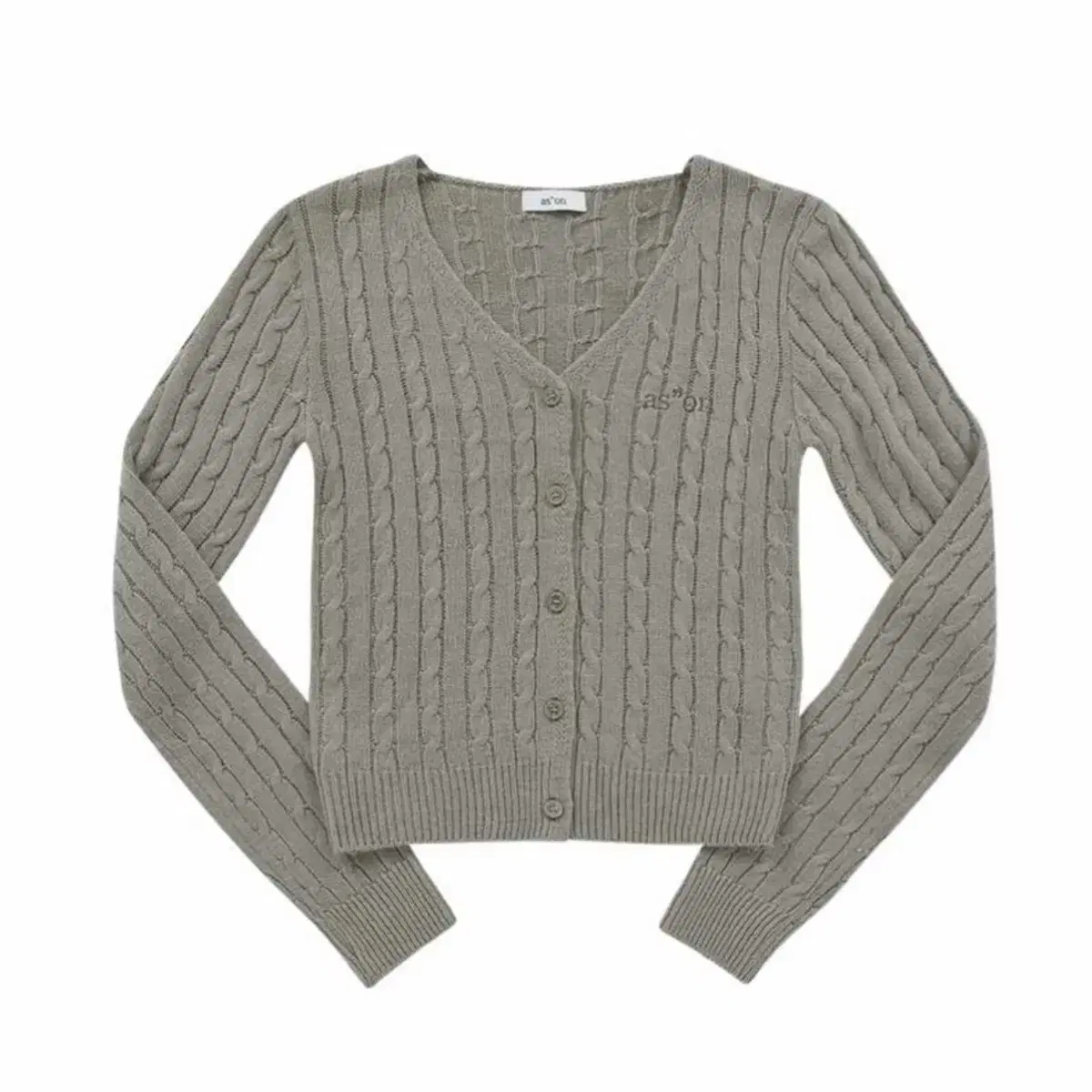 ason SICILY BUTTON CARDIGAN トップス シズニルック SICILY BUTTON CARDIGAN / WHITE - as