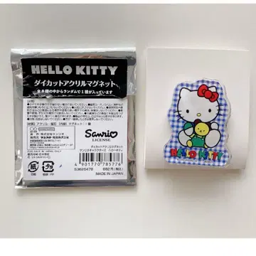 헬로키티 다이컷 아크릴 마그넷 시크릿