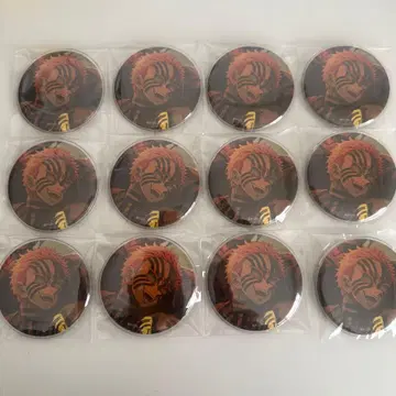 귀멸의 칼날 무한열차편 아카자 KV 캔뱃지