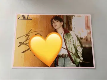 M!LK 요시다 진토 브로마이드 사인 포함