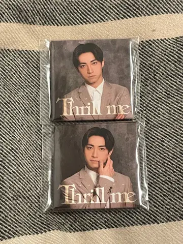 [배송비 포함] 스릴 미 캔뱃지 복권 기무라 타츠나리