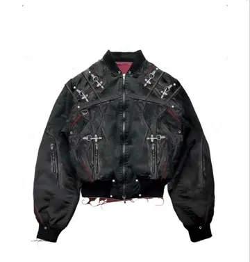 Slovakian Dreams BLACK BOMBER JACKET L