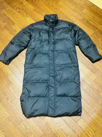 데상트 롱 다운 코트