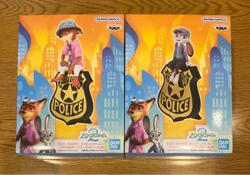 디즈니 주토피아2 모니터 탑 피규어 주디 닉 2종 세트