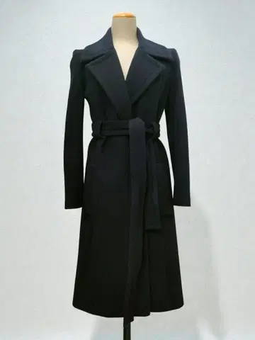 다이앤 폰 파스텐버그 네이비 롱 코트 0