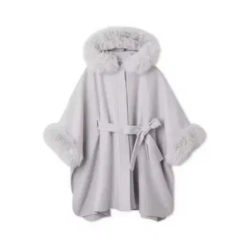 CELFORD 셀포드 퍼 판초 코트