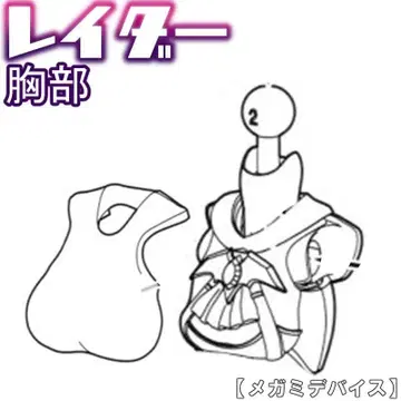 미조립 가슴 레이더 디자이어 메이덴 메가미 디바이스 2