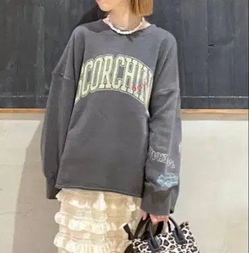 니코앤드 MODE NORM CORE 자수 x 프린트 맨투맨