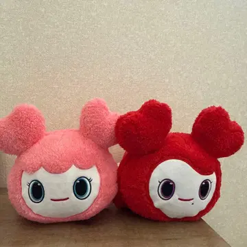 TWICE 트와이스 봉제 인형 채영 모모 lovelys 핑크 빨간색