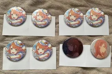 하나사토 미노리 글리터 캔 배지