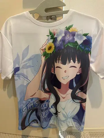 리코리스 리코일 이노우에 타키나 풀 그래픽 T셔츠 벌스데이 기념 굿즈