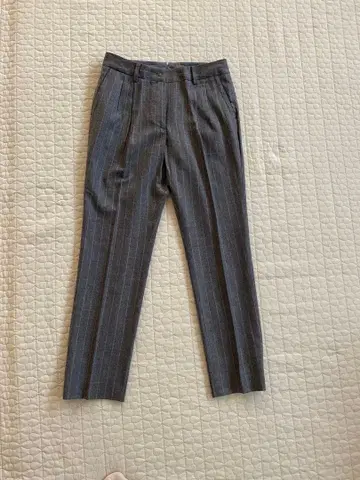 새상품급 Incotex 그레이 스트라이프 슬랙스 38