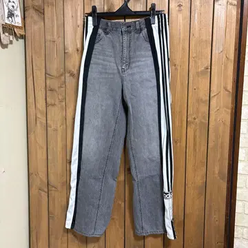 데님 리메이크 팬츠 그레이 계열 핸드메이드