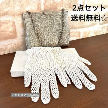 [ 무료배송 ] 레트로풍 기모노 가방 & 레이스 장갑 앤티크풍