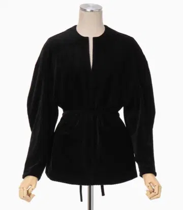 mame kurogouchi Ribbed Velour Jersey Top