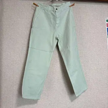 ICHI Antiquites 민트 그린 팬츠