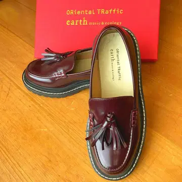 오리엔탈 트래픽 버건디 졸업 로퍼 21cm 35