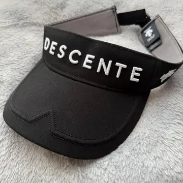 DESCENTE 데상트 골프 여성용 선바이저 블랙
