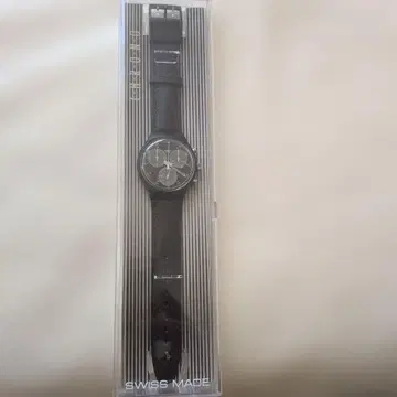SWATCH 크로노그래프 손목시계 블랙