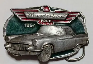 [레어] 1980년제 57년형 썬더버드 빈티지 버클 USA제