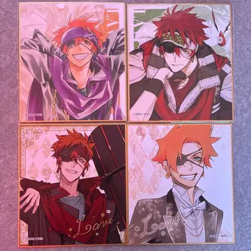 D.Gray-man 원화전 호시노 카츠라의 세계 색지 라비 4장 세트