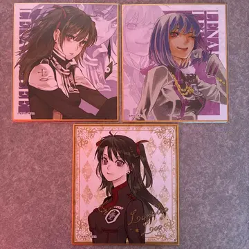 D.Gray-man 원화전 호시노 카츠라의 세계 색지 리나리 3장 세트