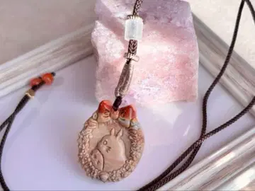 [토토로] 아라시안 마노 조각 끈 타입 목걸이