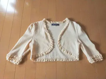 M'S GRACY 크림색 볼레로 귀여운 고급 40