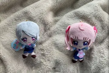 비밀의 아이프리 로쿠도 에루 아오조라 히마리 봉제 인형 2개 세트
