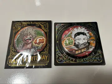 히로아카 바쿠고 카츠키 생일 캔뱃지