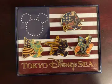 도쿄 디즈니 씨 아메리칸 워터프론트 핀 배지 세트
