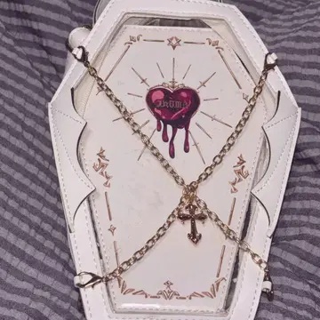 관짝 이타백 봉제 인형 백 화이트