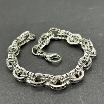 [ 인기 ] 빈티지 실버 925 팔찌 페이퍼 각인 체인